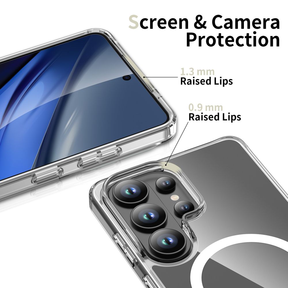 iTok webáruház - Tech-Protect Tech-Protect FlexAir Hybrid MagSafe tok Samsung Galaxy S26 Ultra készülékhez (átlátszó) 4 Tech-Protect FlexAir Hybrid MagSafe Case for Samsung Galaxy S26 Ultra (átlátszó)