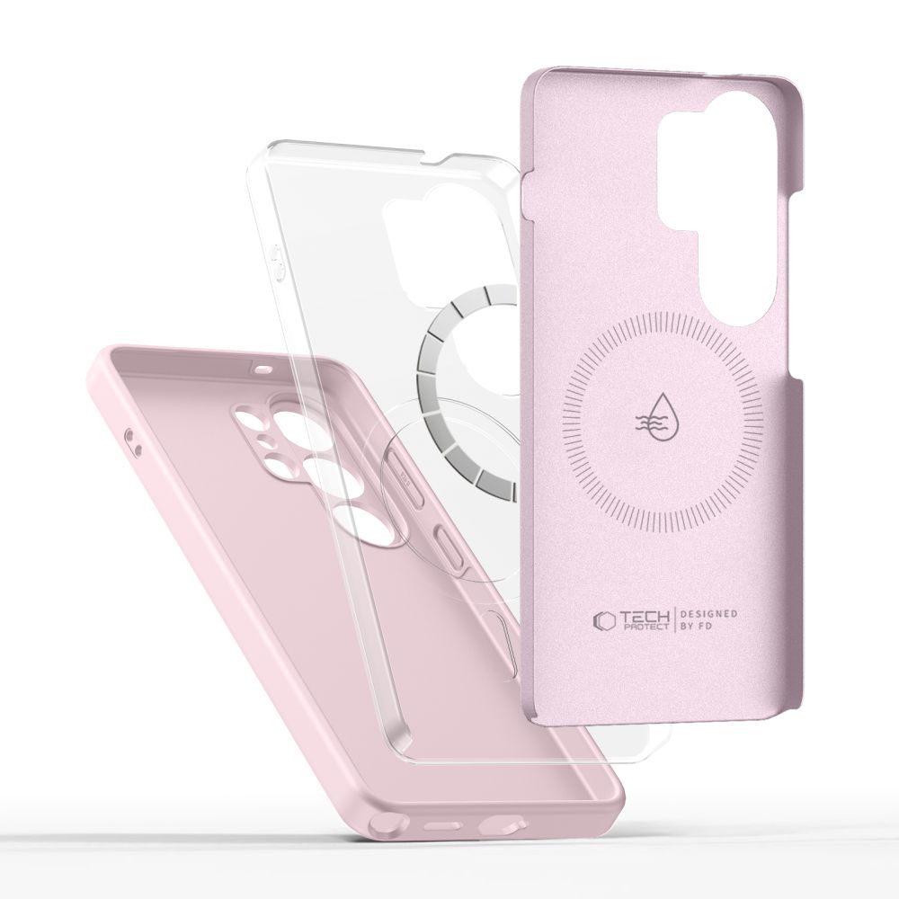 iTok webáruház - Tech-Protect Tech-Protect Silicone MagSafe szilikon tok Samsung Galaxy S26 Ultra készülékhez (rózsaszín) 3 Tech-Protect Silicone MagSafe Case for Samsung Galaxy S26 Ultra (rózsaszín)