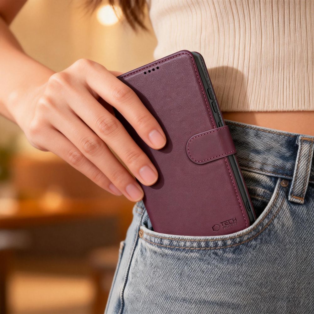 iTok webáruház - Tech-Protect Tech-Protect Wallet tok Samsung Galaxy S26 Ultra (bordó) 4 Tech-Protect Wallet Case for Samsung Galaxy S26 Ultra (bordó)