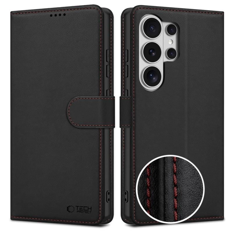 iTok webáruház - Tech-Protect Tech-Protect Wallet tok Samsung Galaxy S26 Ultra (fekete-piros) 1 Tech-Protect Wallet Case for Samsung Galaxy S26 Ultra (fekete-piros)