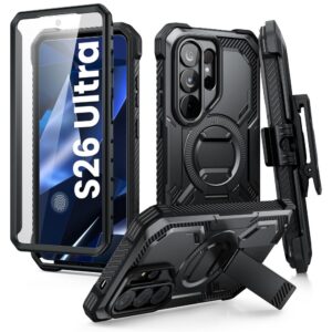 Supcase iBlason ArmorBox Clip Mag MagSafe tok Samsung Galaxy S26 Ultra készülékhez (fekete)