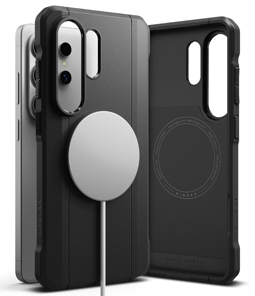 iTok webáruház - Ringke Ringke Onyx Alfa MagSafe tok Samsung Galaxy S26 Ultra készülékhez (fekete) 1 Ringke Onyx Alfa Magsafe Case for Samsung Galaxy S26 Ultra (fekete)