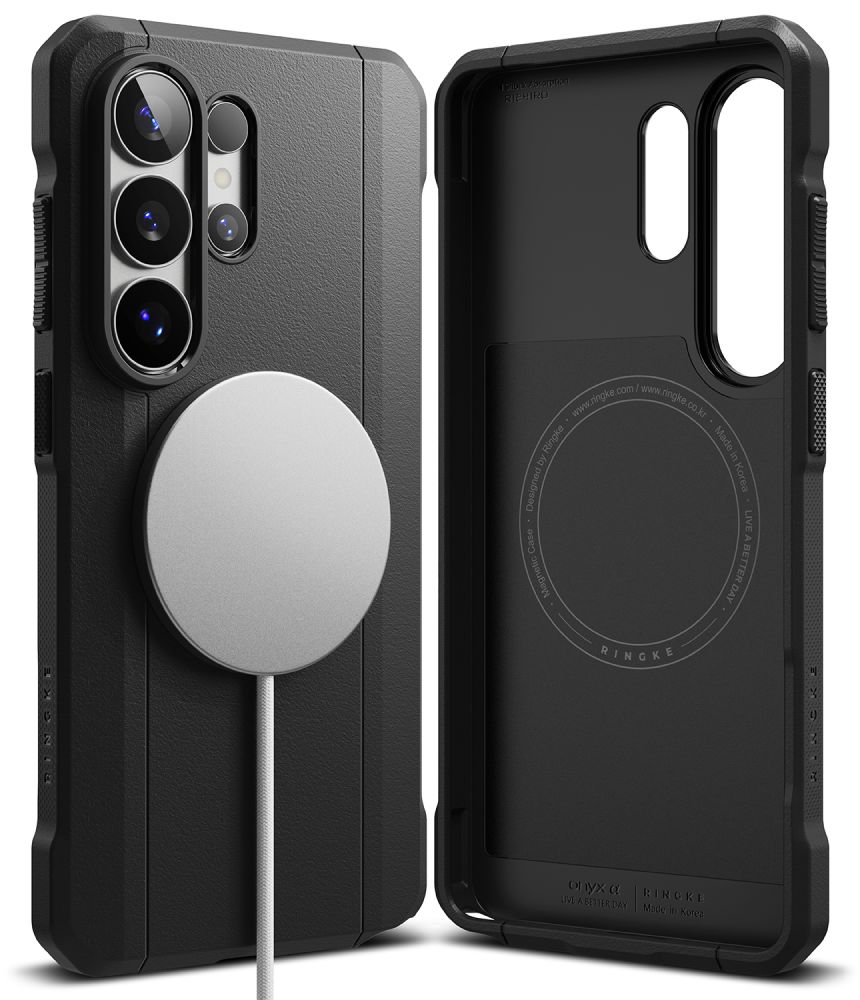 iTok webáruház - Ringke Ringke Onyx Alfa MagSafe tok Samsung Galaxy S26 Ultra készülékhez (fekete) 2 Ringke Onyx Alfa Magsafe Case for Samsung Galaxy S26 Ultra (fekete)