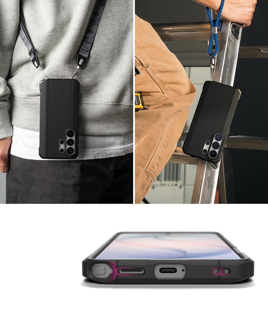 iTok webáruház - Ringke Ringke Onyx Alfa MagSafe tok Samsung Galaxy S26 Ultra készülékhez (fekete) 6 Ringke Onyx Alfa Magsafe Case for Samsung Galaxy S26 Ultra (fekete)