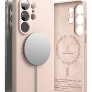 Ringke Silicone MagSafe tok Samsung Galaxy S26 Ultra készülékhez (rózsaszín)