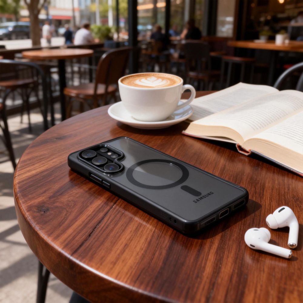 iTok webáruház - Tech-Protect Tech-Protect Magmat MagSafe Case for Samsung Galaxy S26 Ultra (átlátszó fekete) 6 Tech-Protect Magmat MagSafe Case for Samsung Galaxy S26 Ultra (átlátszó fekete)
