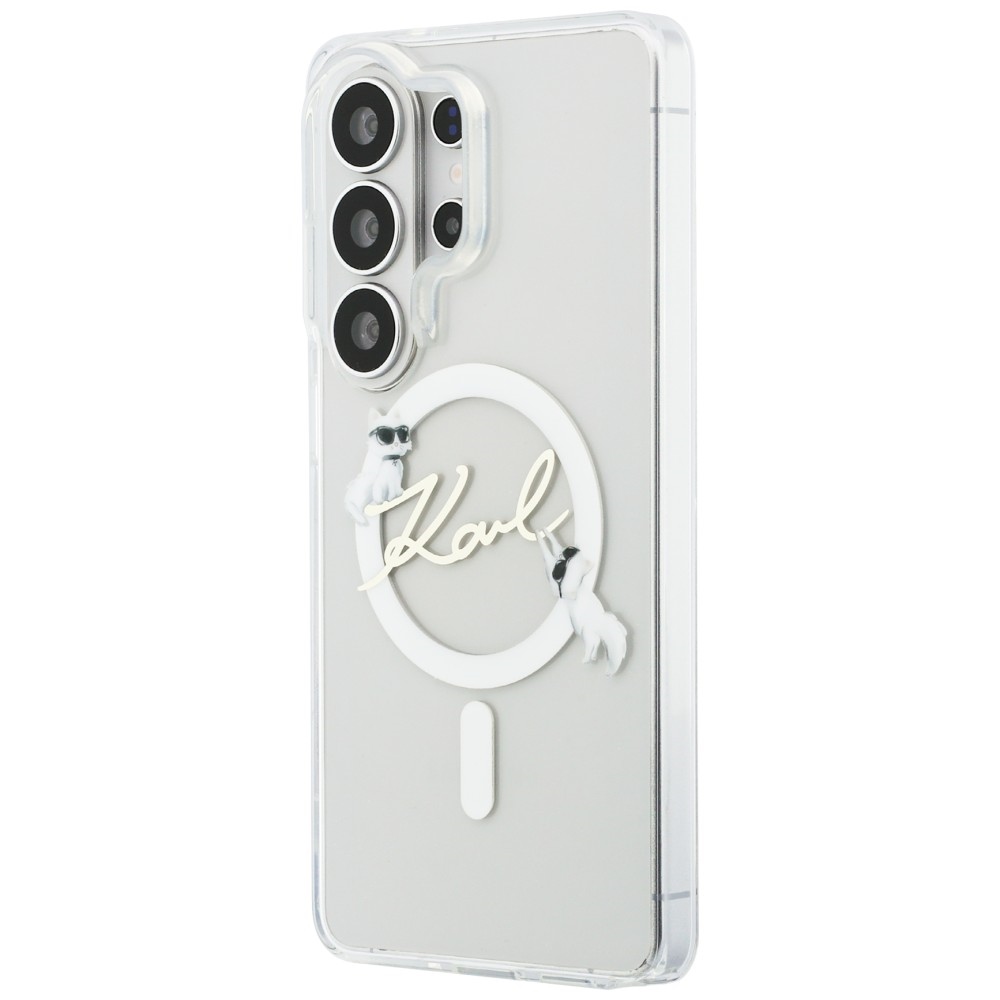 iTok webáruház - Karl Lagerfeld Karl Lagerfeld IML KC Script MagSafe tok Samsung Galaxy S26 Ultra készülékhez (átlátszó) 2 Karl Lagerfeld IML KC Script MagSafe Case for Samsung Galaxy S26 Ultra (átlátszó)