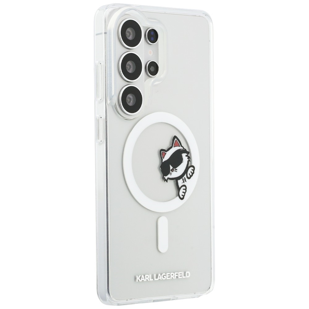 iTok webáruház - Karl Lagerfeld Karl Lagerfeld IML Peekaboo Choupette tok Samsung Galaxy S26 Ultra készülékhez (átlátszó) 4 Karl Lagerfeld IML Peekaboo Choupette MagSafe case for Samsung Galaxy S26 Ultra (átlátszó)