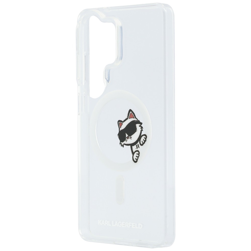 iTok webáruház - Karl Lagerfeld Karl Lagerfeld IML Peekaboo Choupette tok Samsung Galaxy S26 Ultra készülékhez (átlátszó) 6 Karl Lagerfeld IML Peekaboo Choupette MagSafe case for Samsung Galaxy S26 Ultra (átlátszó)
