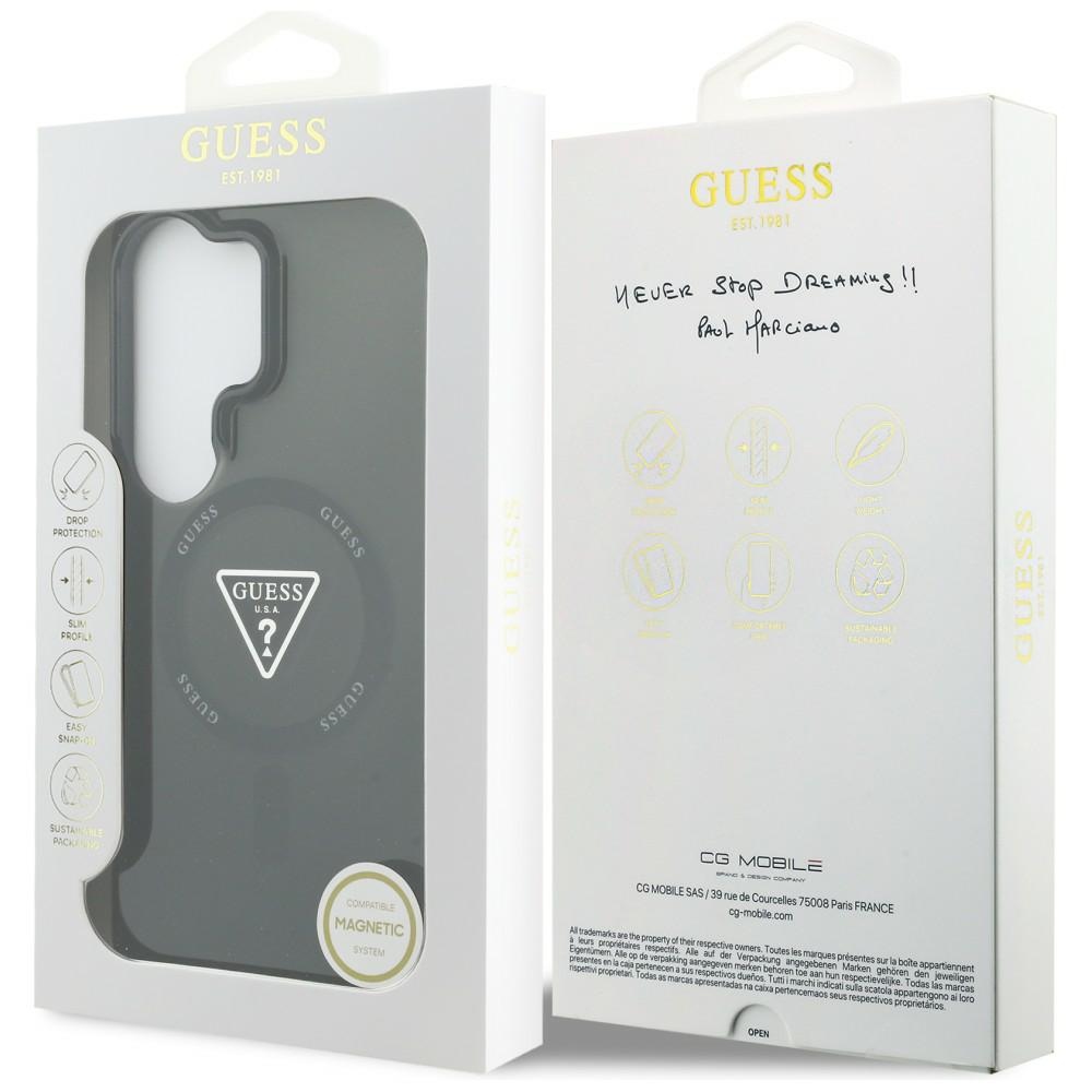 iTok webáruház - Guess Guess IML Gradient Triangle MagSafe tok Samsung Galaxy S26 Ultra (fekete) 8 Guess IML Gradient Triangle MagSafe Case for Samsung Galaxy S26 Ultra (fekete)