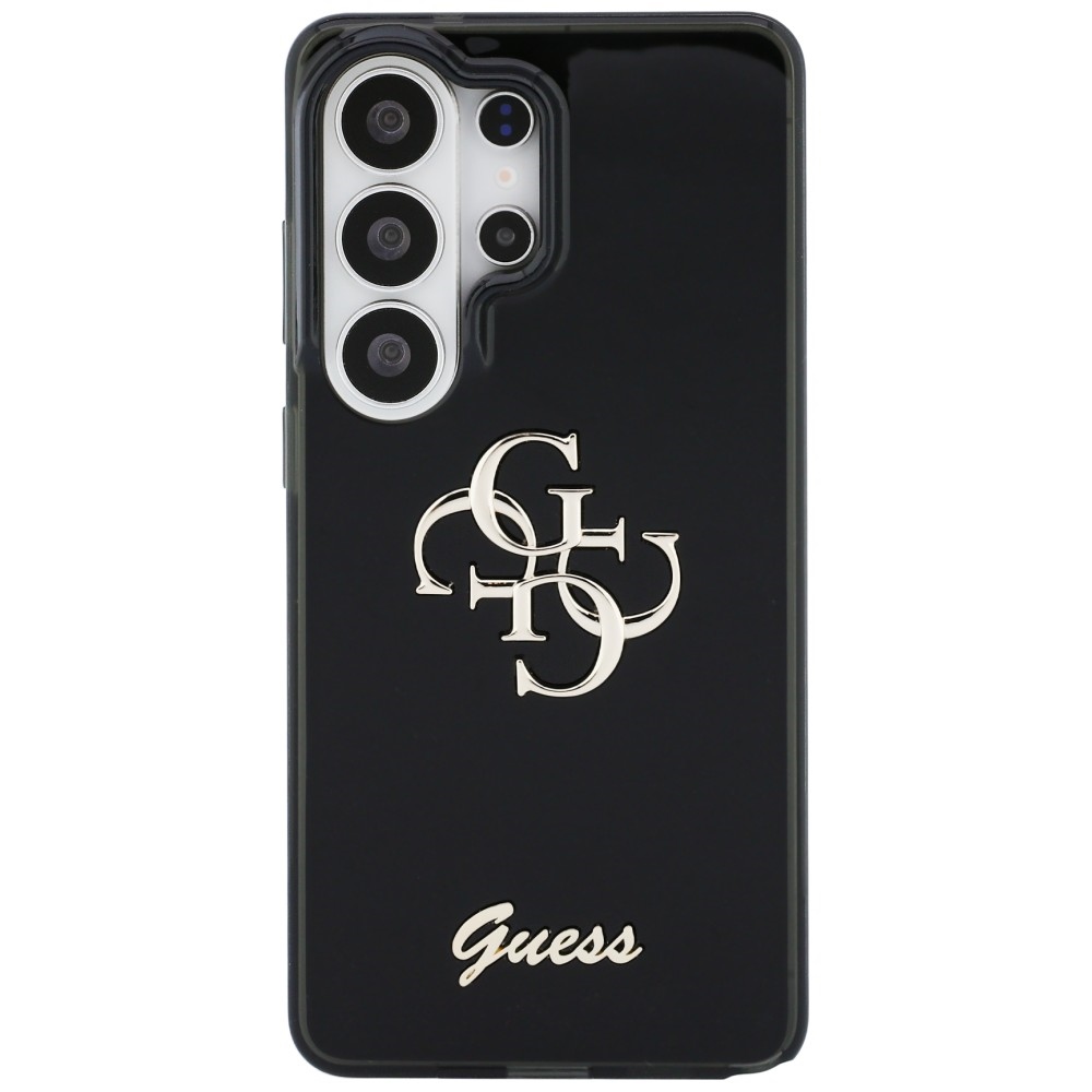 iTok webáruház - Guess Guess IML Big Metal 4G Script tok Samsung Galaxy S26 Ultra (fekete) 3 Guess IML Big Metal 4G Script case for Samsung Galaxy S26 Ultra (fekete)