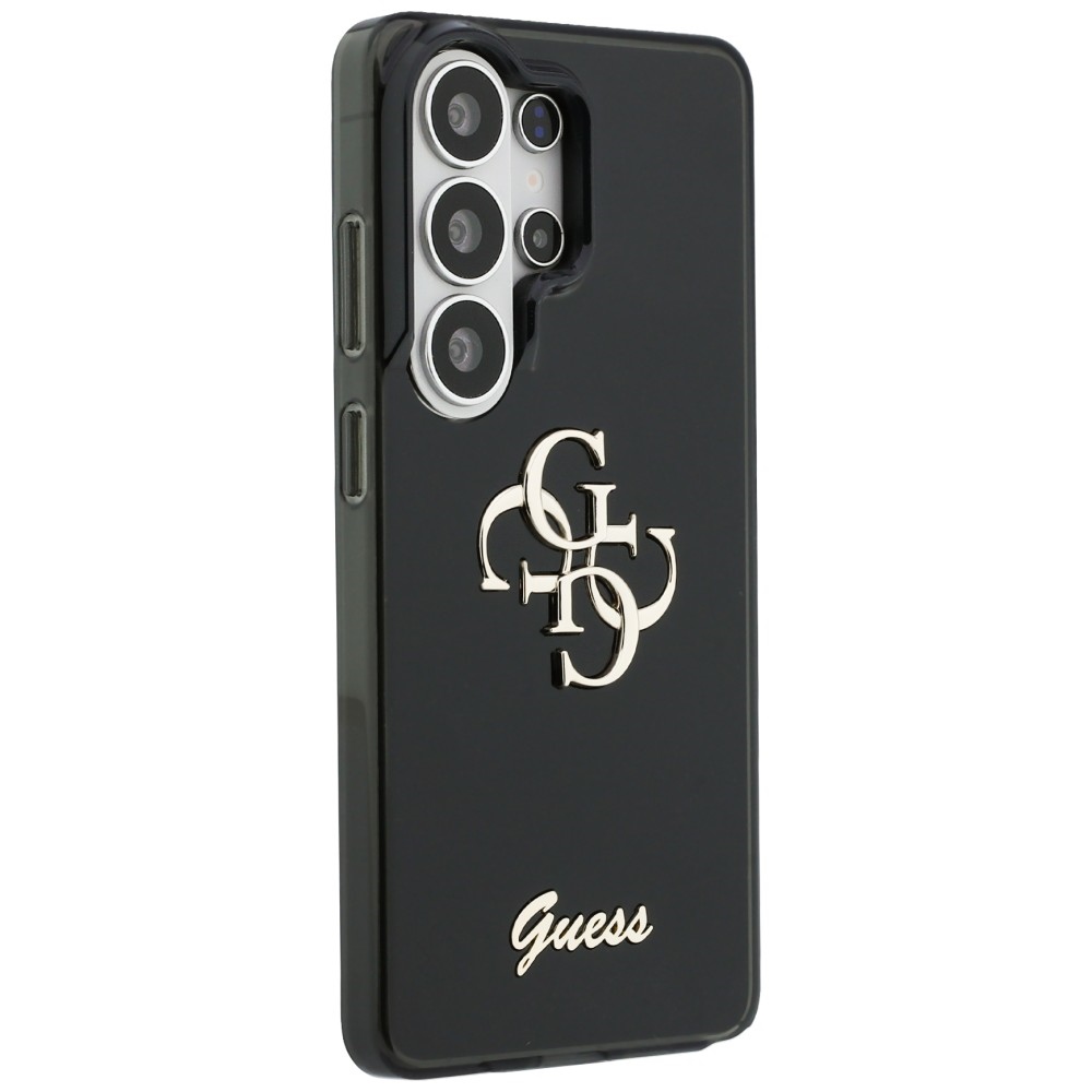 iTok webáruház - Guess Guess IML Big Metal 4G Script tok Samsung Galaxy S26 Ultra (fekete) 4 Guess IML Big Metal 4G Script case for Samsung Galaxy S26 Ultra (fekete)
