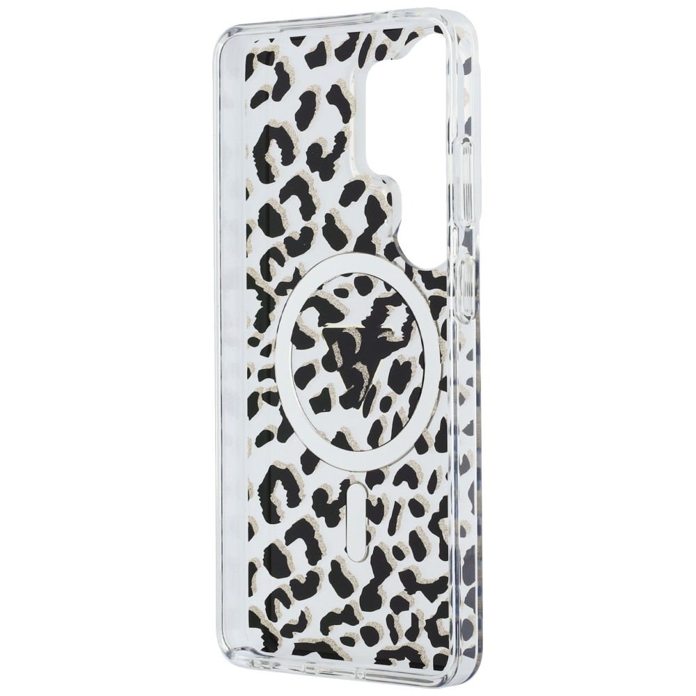iTok webáruház - Guess Guess IML Leopard Triangle MagSafe tok Samsung Galaxy S26 Ultra (fekete) 7 Guess IML Leopard Print Triangle MagSafe Case for Samsung Galaxy S26 Ultra (fekete)