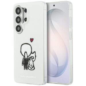 Karl Lagerfeld IML Karl&Choupette MagSafe tok Samsung Galaxy S26 Ultra készülékhez (átlátszó)