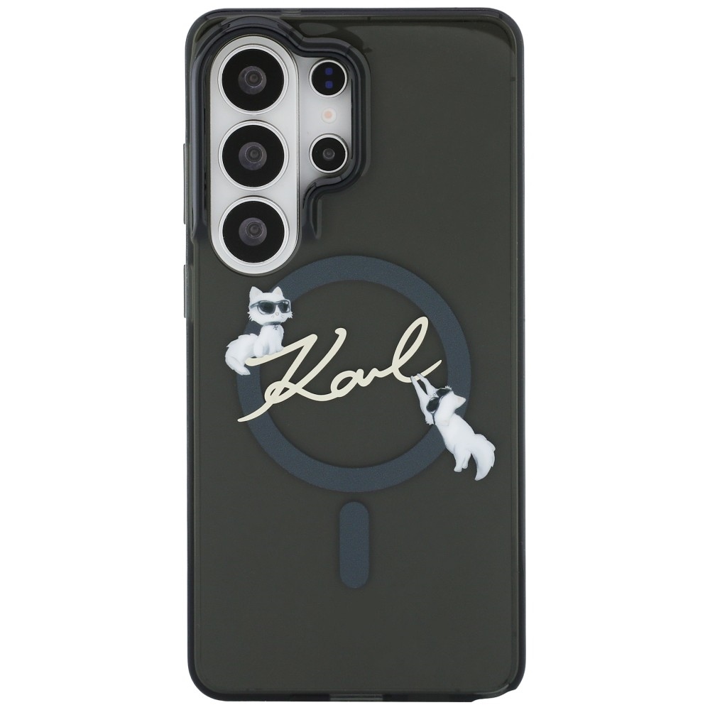 iTok webáruház - Karl Lagerfeld Karl Lagerfeld IML KC Script MagSafe tok Samsung Galaxy S26 Ultra (fekete) 3 Karl Lagerfeld IML KC Script MagSafe Case for Samsung Galaxy S26 Ultra (fekete)
