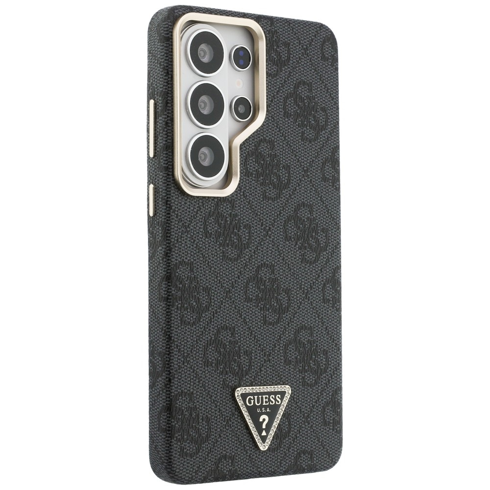 iTok webáruház - Guess Guess 4G Triangle Logo MagSafe tok Samsung Galaxy S26 Ultra készülékhez (fekete) 4 Guess 4G Triangle Logo MagSafe case for Samsung Galaxy S26 Ultra (fekete)