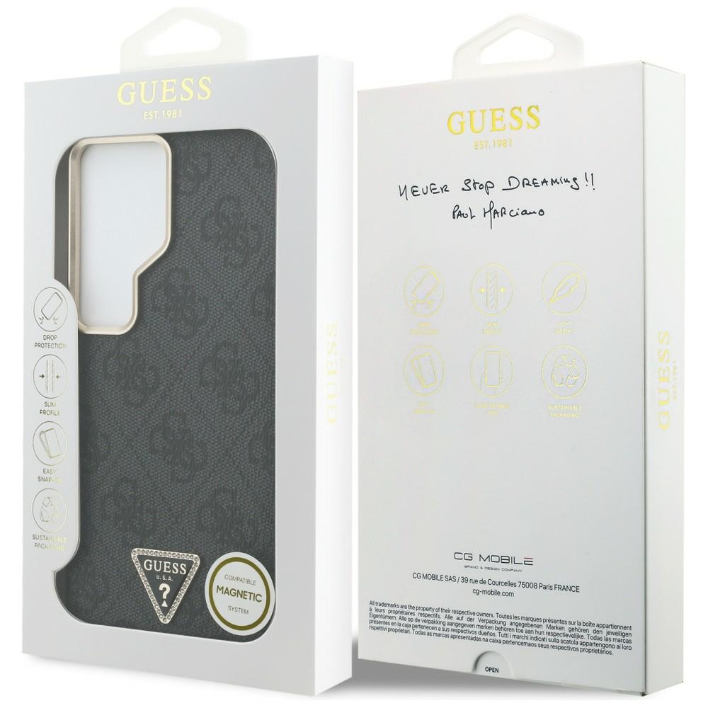 iTok webáruház - Guess Guess 4G Triangle Logo MagSafe tok Samsung Galaxy S26 Ultra készülékhez (fekete) 8 Guess 4G Triangle Logo MagSafe case for Samsung Galaxy S26 Ultra (fekete)
