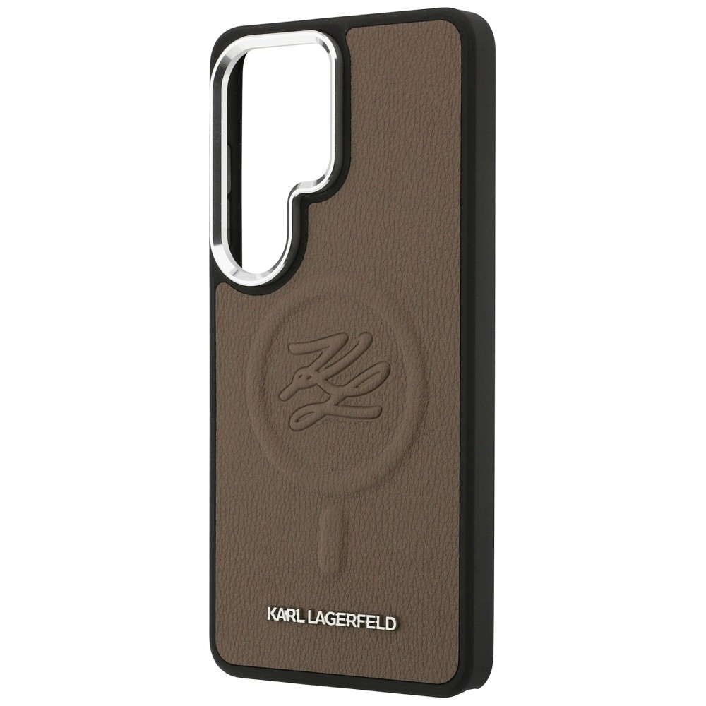iTok webáruház - Karl Lagerfeld Karl Lagerfeld Embossed Ring Initials MagSafe tok Samsung Galaxy S26 Ultra (barna) 6 Karl Lagerfeld Embossed Ring Initials MagSafe Case for Samsung Galaxy S26 Ultra (barna)