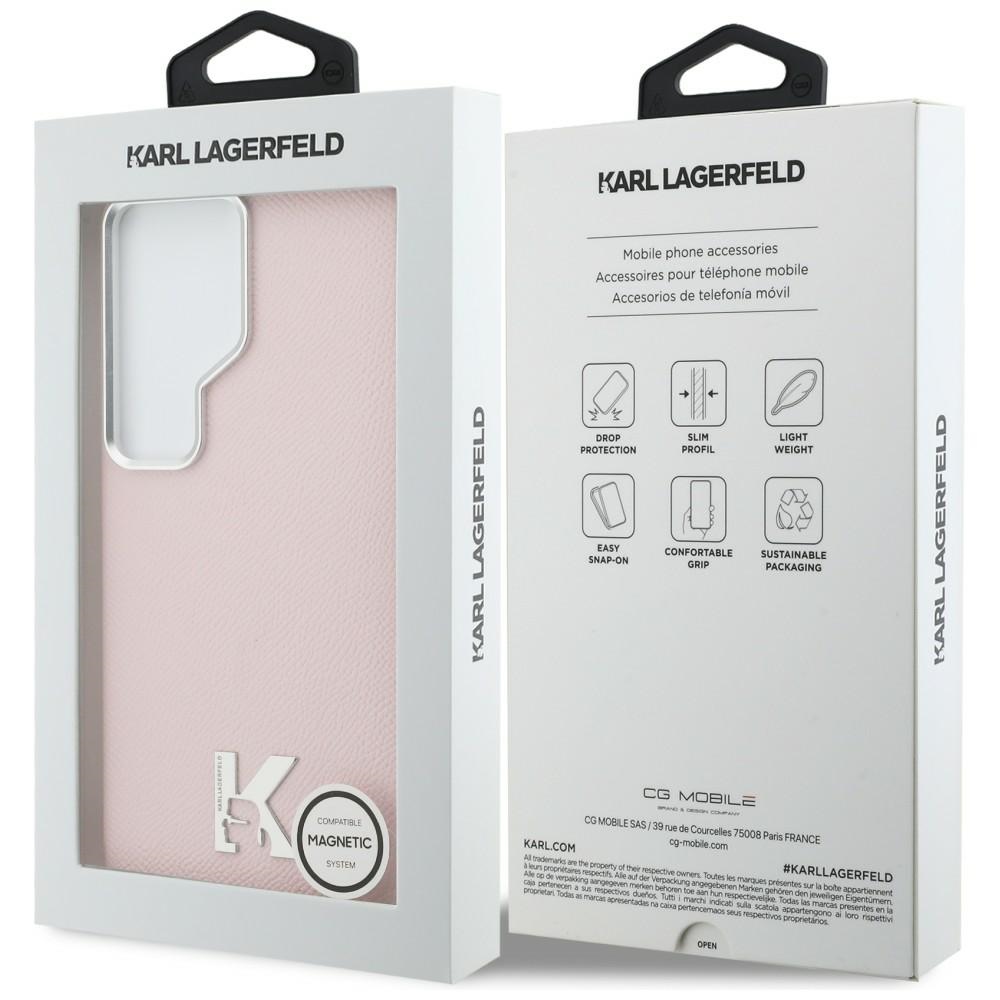 iTok webáruház - Karl Lagerfeld Karl Lagerfeld K Metal Logo MagSafe tok Samsung Galaxy S26 Ultra (rózsaszín) 8 Karl Lagerfeld K Metal Logo MagSafe Case for Samsung Galaxy S26 Ultra (rózsaszín)