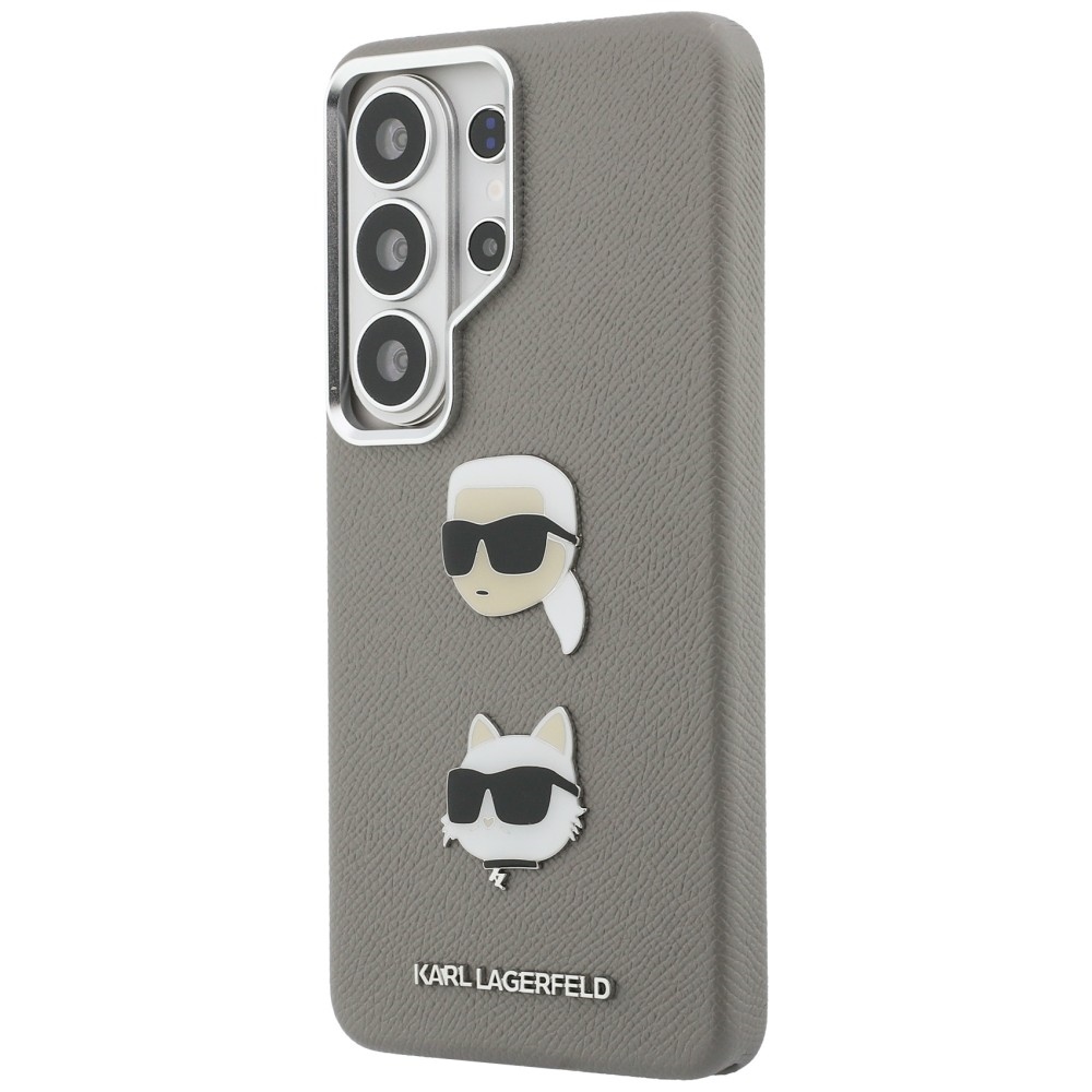 iTok webáruház - Karl Lagerfeld Karl Lagerfeld Saffiano Double Heads Metal tok Samsung Galaxy S26 Ultra (ezüst) 2 Karl Lagerfeld Saffiano Double Heads Metal case for Samsung Galaxy S26 Ultra (ezüst)