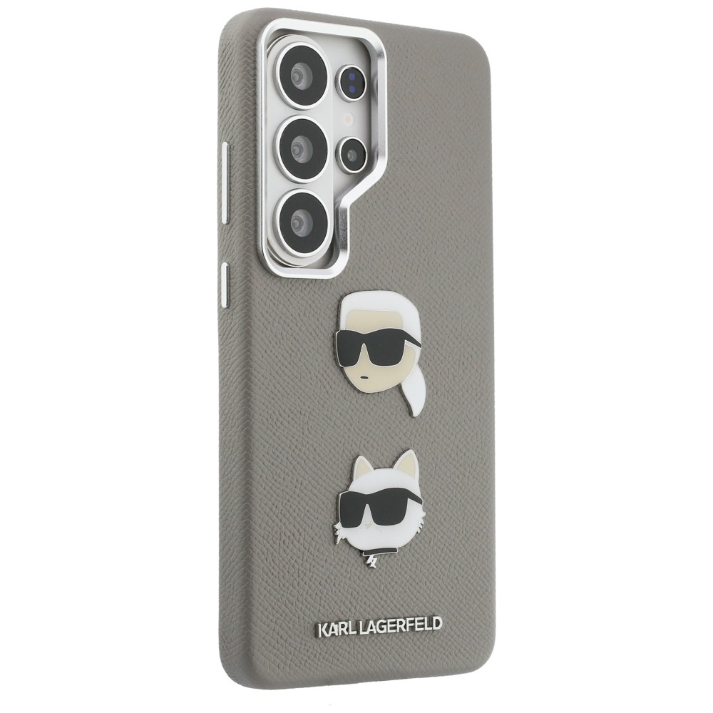 iTok webáruház - Karl Lagerfeld Karl Lagerfeld Saffiano Double Heads Metal tok Samsung Galaxy S26 Ultra (ezüst) 4 Karl Lagerfeld Saffiano Double Heads Metal case for Samsung Galaxy S26 Ultra (ezüst)