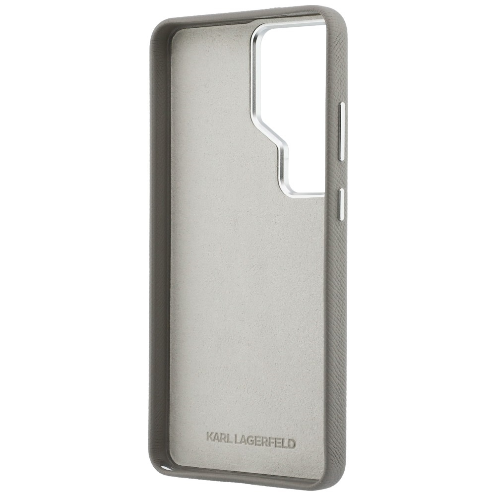 iTok webáruház - Karl Lagerfeld Karl Lagerfeld Saffiano Double Heads Metal tok Samsung Galaxy S26 Ultra (ezüst) 7 Karl Lagerfeld Saffiano Double Heads Metal case for Samsung Galaxy S26 Ultra (ezüst)