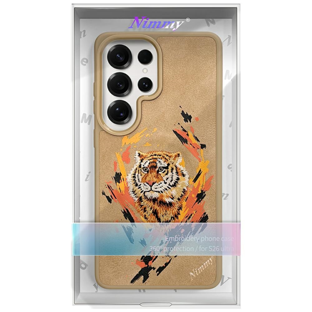 iTok webáruház - Hurtel Nimmy Tiger MagSafe tok Samsung Galaxy S26 Ultra készülékhez (barna) 8 Nimmy Tiger MagSafe Case for Samsung Galaxy S26 Ultra (barna)