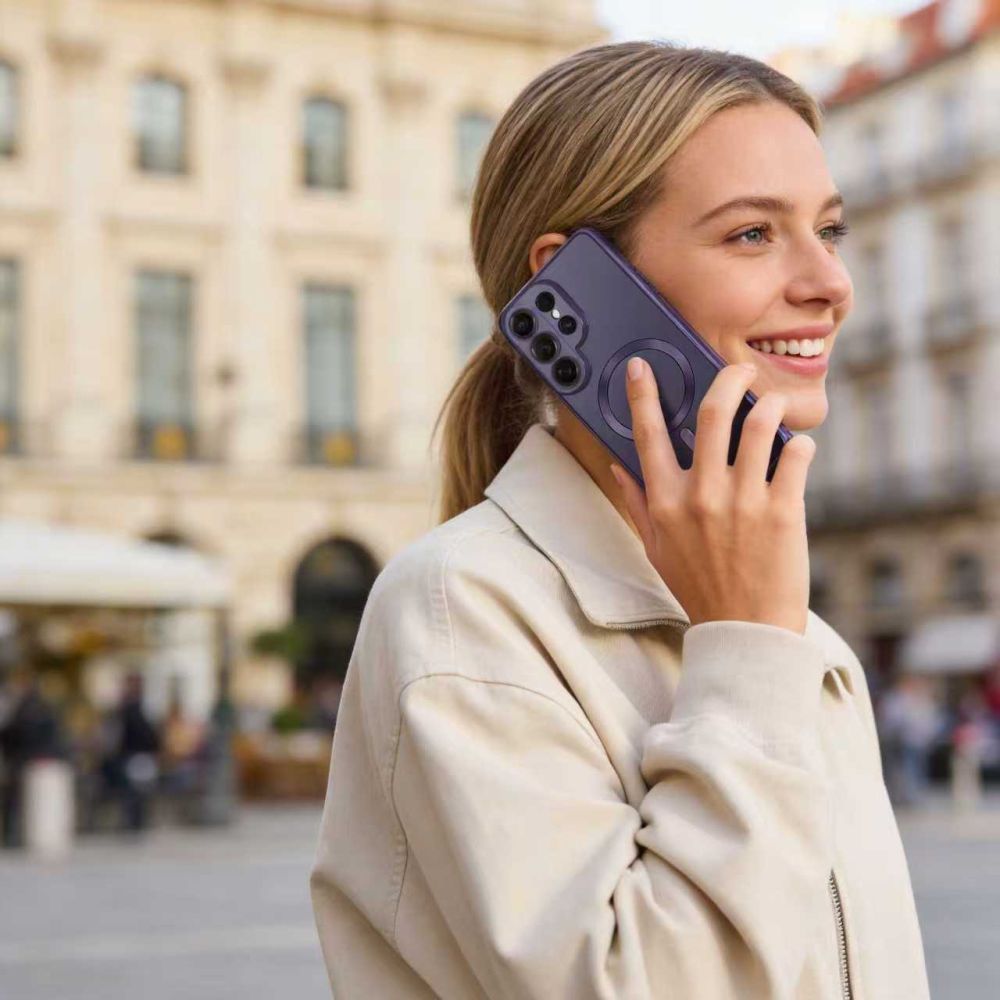 iTok webáruház - Tech-Protect Tech-Protect MagFlex MagSafe tok Samsung Galaxy S26 Ultra készülékhez (átlátszó lila) 8 Tech-Protect MagFlex MagSafe Case for Samsung Galaxy S26 Ultra (átlátszó lila)