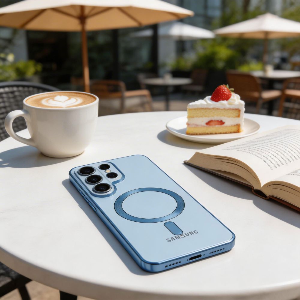 iTok webáruház - Tech-Protect Tech-Protect MagFlex tok Samsung Galaxy S26 Ultra készülékhez (átlátszó kék) 6 Tech-Protect MagFlex Case for Samsung Galaxy S26 Ultra (átlátszó kék)