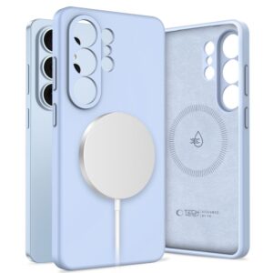 Tech-Protect Silicone MagSafe szilikon tok Samsung Galaxy S26 Ultra készülékhez (kék)