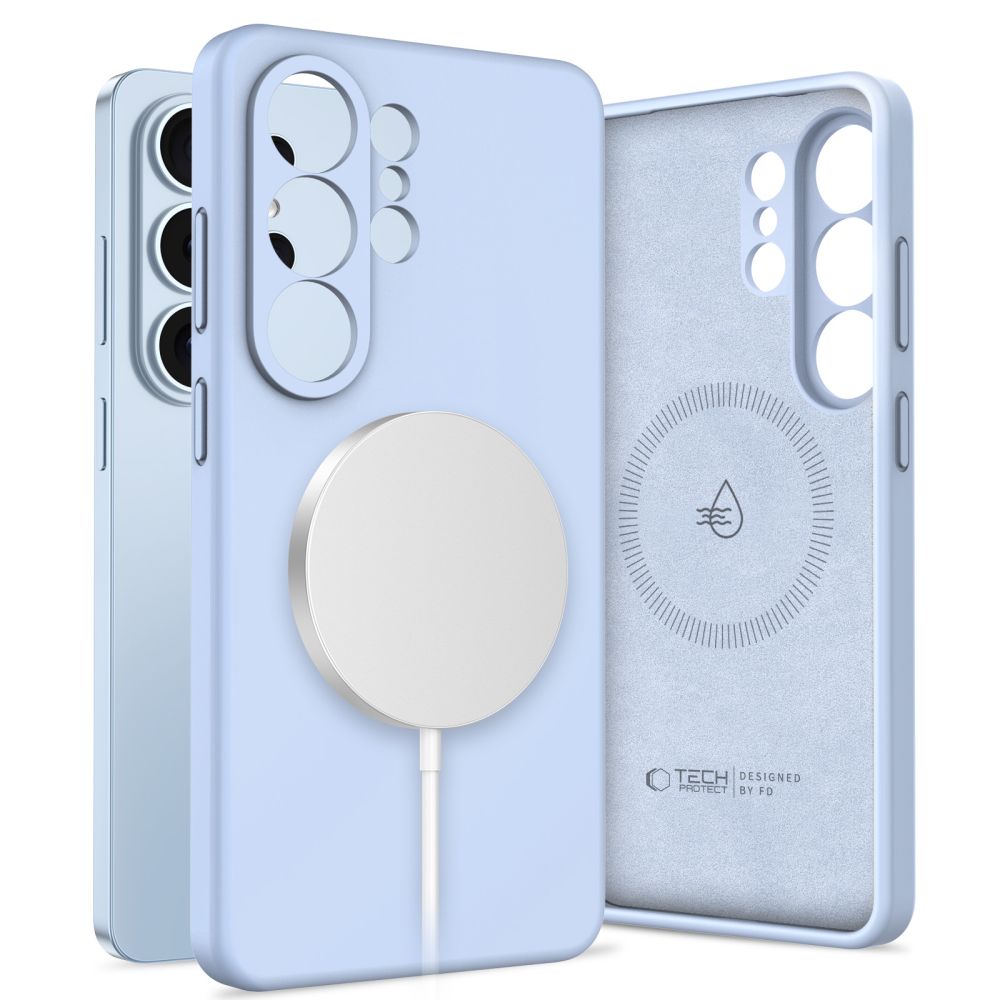 iTok webáruház - Tech-Protect Tech-Protect Silicone MagSafe szilikon tok Samsung Galaxy S26 Ultra készülékhez (kék) 1 Tech-Protect Silicone MagSafe Case for Samsung Galaxy S26 Ultra (kék)