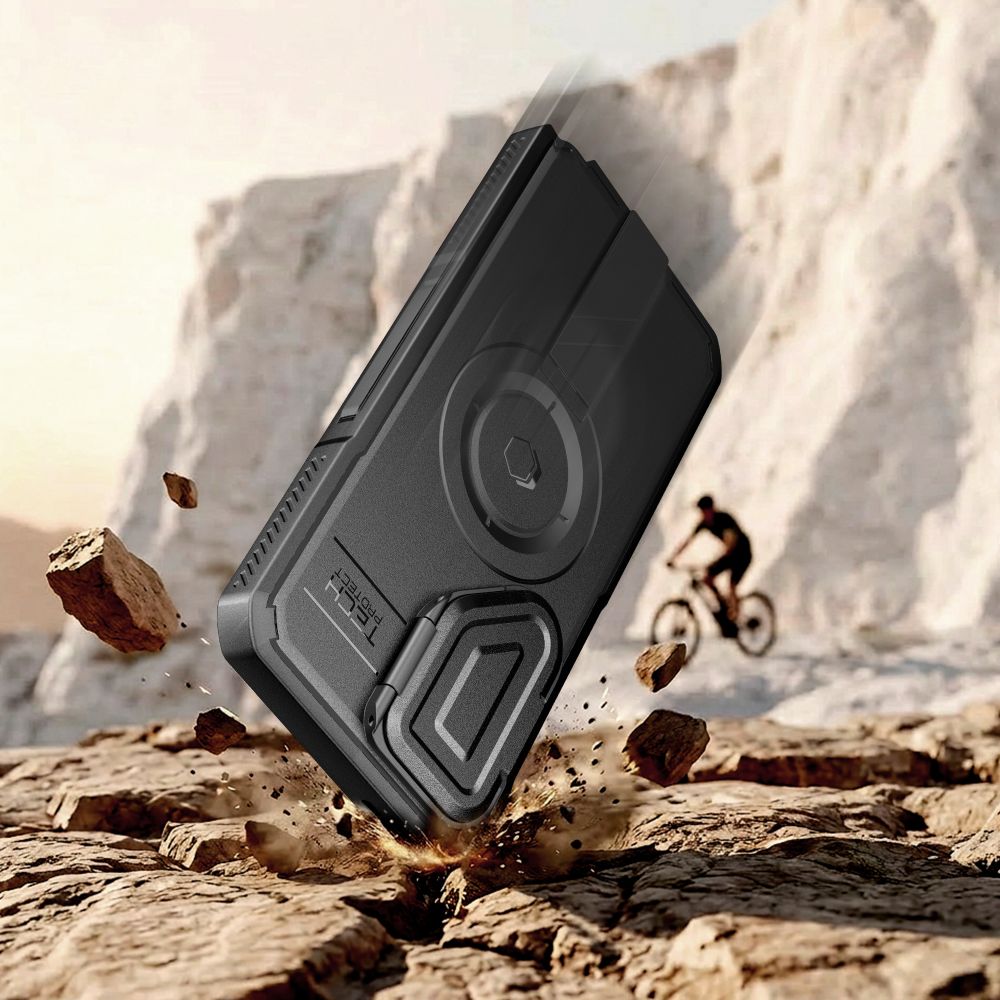 iTok webáruház - Tech-Protect Tech-Protect Kevlar MagSafe 2-Set tok Samsung Galaxy S26 Ultra (fekete) 6 Tech-Protect Kevlar MagSafe 2-Set Case for Samsung Galaxy S26 Ultra (fekete)