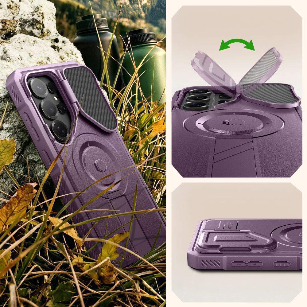 iTok webáruház - Tech-Protect Tech-Protect Kevlar MagSafe 2-Set tok Samsung Galaxy S26 Ultra (fekete) 5 Tech-Protect Kevlar MagSafe 2-Set Case for Samsung Galaxy S26 Ultra (fekete)