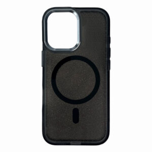 Glitter Case MagSafe tok Samsung Galaxy S26-hoz (fekete)