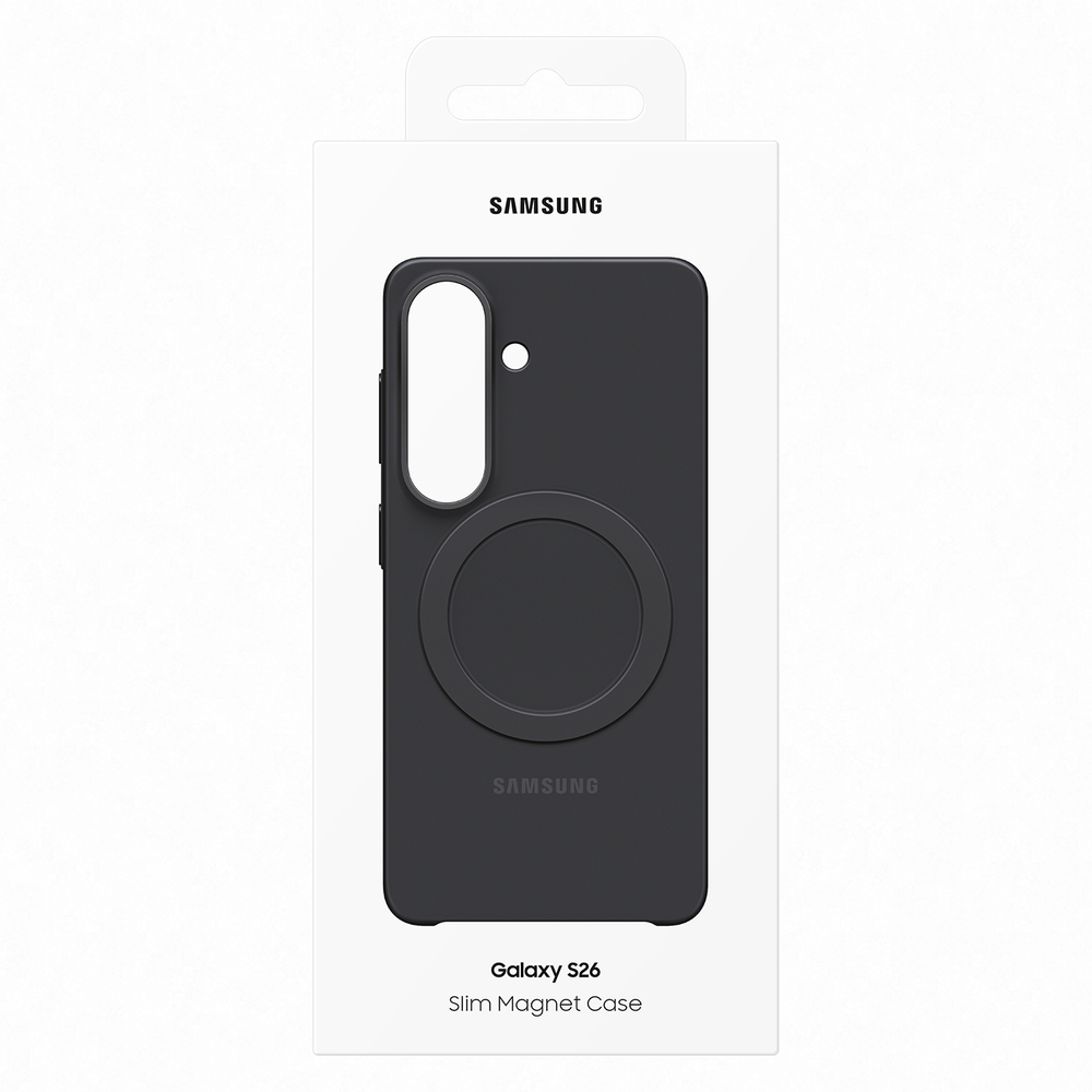 iTok webáruház - Samsung Samsung Slim Magnet Case tok Samsung Galaxy S26 készülékhez (fekete) 6 Samsung Slim Magnet Case for Samsung Galaxy S26, compatible with MagSafe (fekete)