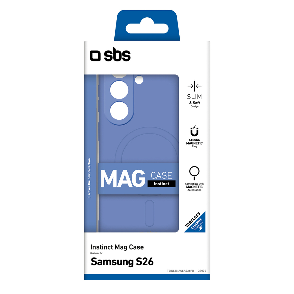 iTok webáruház - SBS SBS Instinct Mag tok Samsung Galaxy S26 készülékhez (kék) 2 SBS Instinct Mag Case for Samsung Galaxy S26 Compatible with MagSafe (kék)