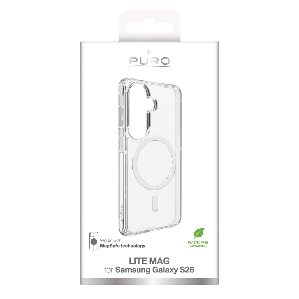iTok webáruház - Puro Puro LITE MAG tok Samsung Galaxy S26 készülékhez (átlátszó) 2 Puro LITE MAG Case for Samsung Galaxy S26 Compatible with MagSafe (átlátszó)