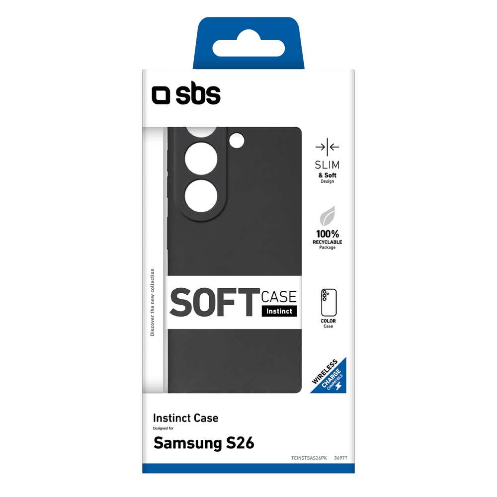 iTok webáruház - SBS SBS Instinct tok Samsung Galaxy S26 készülékhez (fekete) 2 SBS Instinct Case for Samsung Galaxy S26 (fekete)
