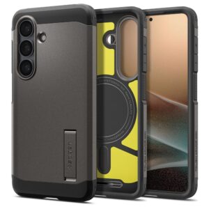 Spigen Tough Armor Mag MagSafe tok Samsung Galaxy S26 készülékhez (szürke)