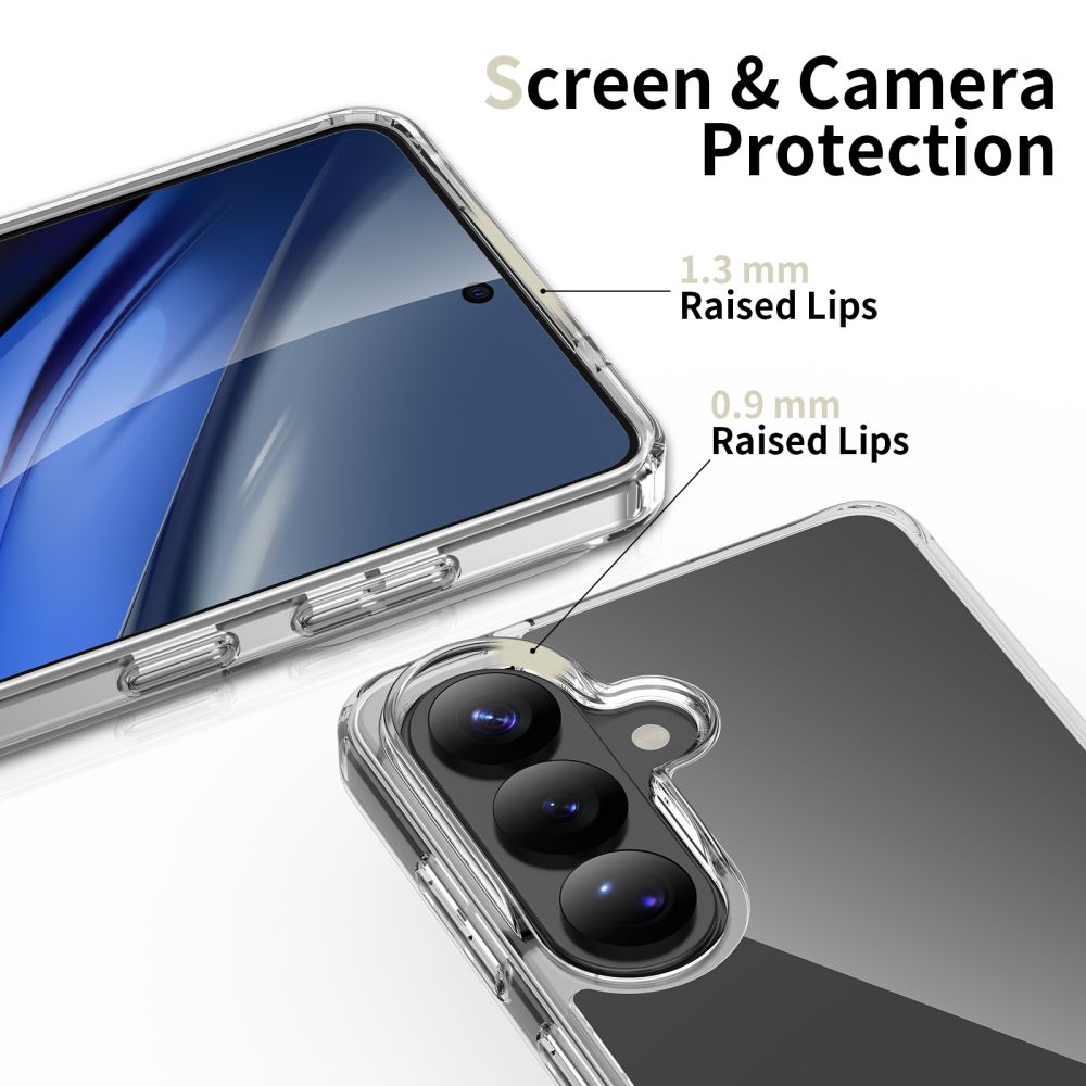 iTok webáruház - Tech-Protect Tech-Protect FlexAir Hybrid tok Samsung Galaxy S26 készülékhez (átlátszó) 4 Tech-Protect FlexAir Hybrid Case for Samsung Galaxy S26 (átlátszó)