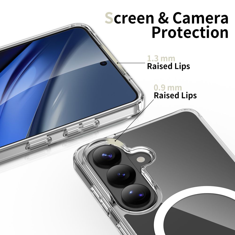 iTok webáruház - Tech-Protect Tech-Protect FlexAir Hybrid MagSafe tok Samsung Galaxy S26 készülékhez (átlátszó) 5 Tech-Protect FlexAir Hybrid MagSafe Case for Samsung Galaxy S26 (átlátszó)