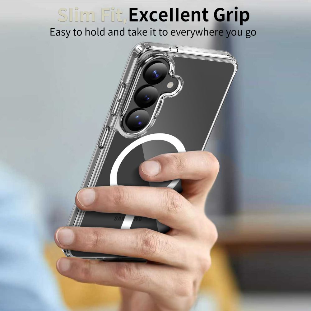 iTok webáruház - Tech-Protect Tech-Protect FlexAir Hybrid MagSafe tok Samsung Galaxy S26 készülékhez (átlátszó) 7 Tech-Protect FlexAir Hybrid MagSafe Case for Samsung Galaxy S26 (átlátszó)