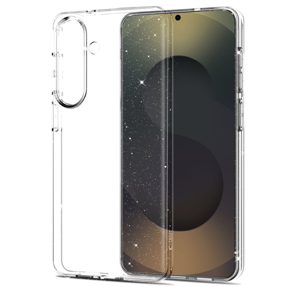 iTok webáruház - Tech-Protect Tech-Protect FlexAir tok Samsung Galaxy S26 készülékhez (átlátszó és csillámos) 2 Tech-Protect FlexAir Case for Samsung Galaxy S26 (átlátszó és csillámos)