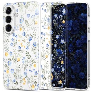 Tech-Protect FlexAir tok Samsung Galaxy S26-hoz (színes virágok)