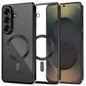 Tech-Protect MagFlex tok Samsung Galaxy S26 készülékhez (átlátszó fekete)