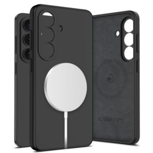 Tech-Protect Silicone MagSafe tok Samsung Galaxy S26 készülékhez (fekete)
