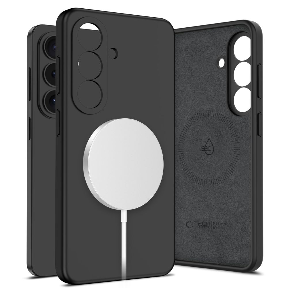 iTok webáruház - Tech-Protect Tech-Protect Silicone MagSafe tok Samsung Galaxy S26 készülékhez (fekete) 1 Tech-Protect Silicone MagSafe Case for Samsung Galaxy S26 (fekete)