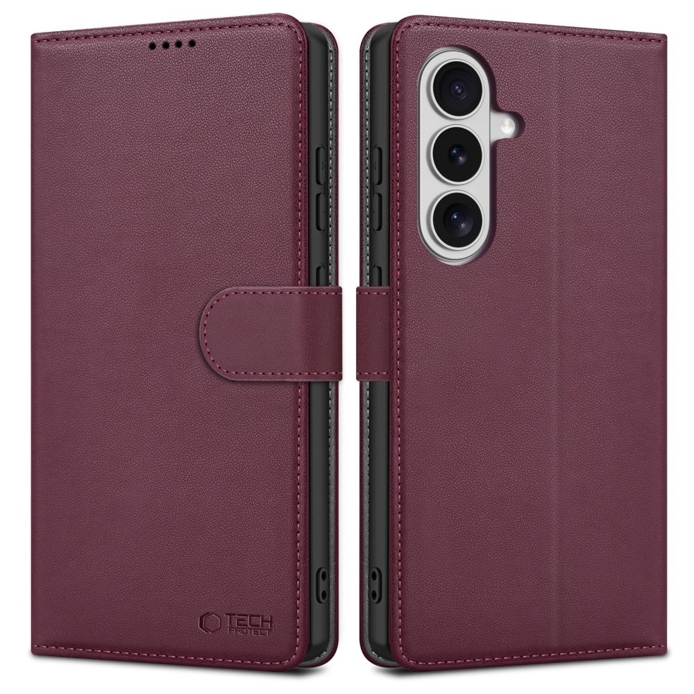 iTok webáruház - Tech-Protect Tech-Protect Wallet tok Samsung Galaxy S26-hoz (bordó) 1 Tech-Protect Wallet Case for Samsung Galaxy S26 (bordó)