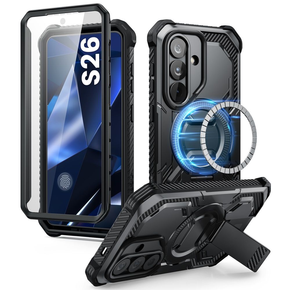 iTok webáruház - Supcase Supcase ArmorBox Mag MagSafe tok Samsung Galaxy S26 készülékhez (fekete) 2 Supcase ArmorBox Mag MagSafe Case for Samsung Galaxy S26 (fekete)