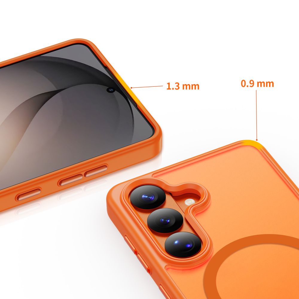 iTok webáruház - Tech-Protect Tech-Protect Magmat MagSafe tok Samsung Galaxy S26 készülékhez (matt narancssárga) 5 Tech-Protect Magmat MagSafe Case for Samsung Galaxy S26 (matt narancssárga)
